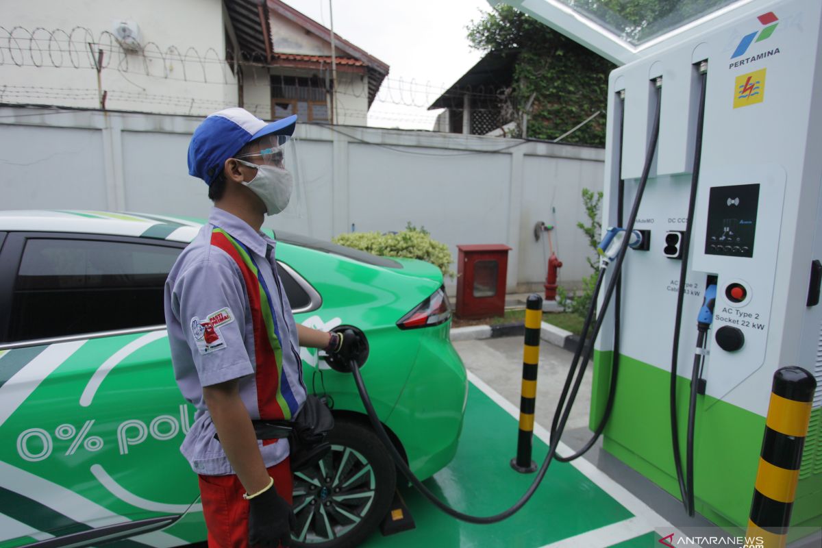 Pertamina tambah stasiun pengisian daya dorong ekosistem EV