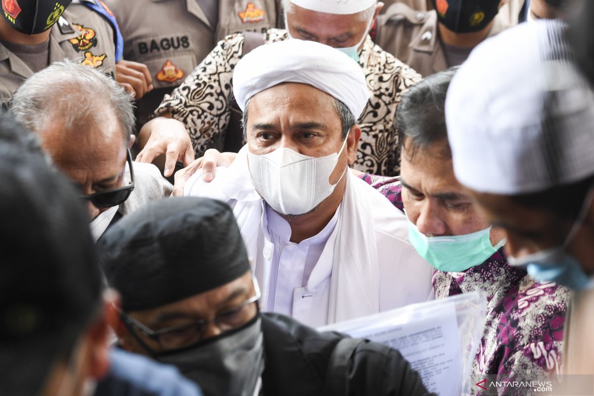 Polisi fasilitasi kebutuhan Rizieq selama pemeriksaan berlangsung