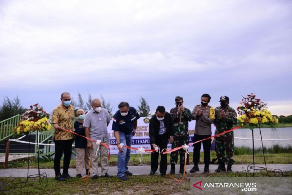 Menteri ESDM resmikan PLTS terapung PT Timah di Beltim