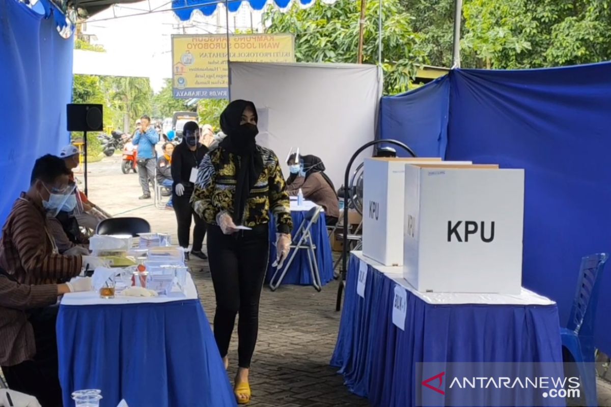 KPU Surabaya gelar pemungutan suara ulang di TPS 46 Kedurus
