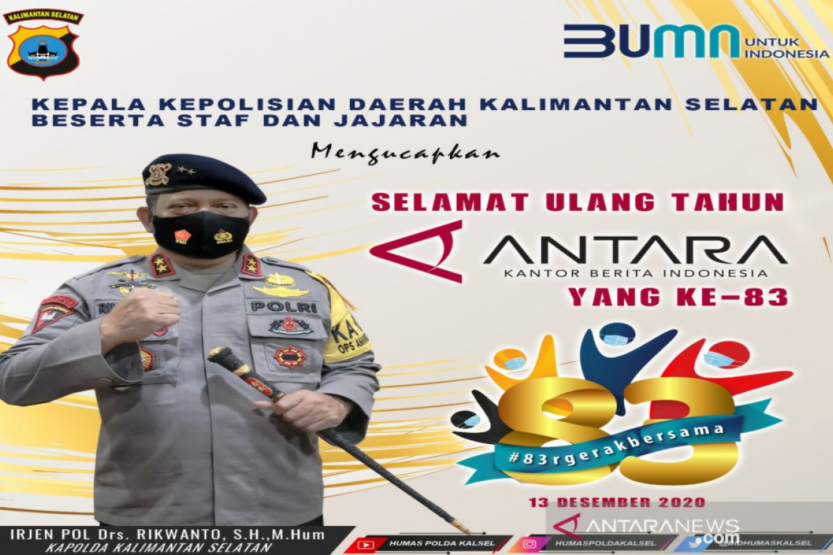 ANTARA mitra strategis Polri punya sejarah panjang mengawal bangsa