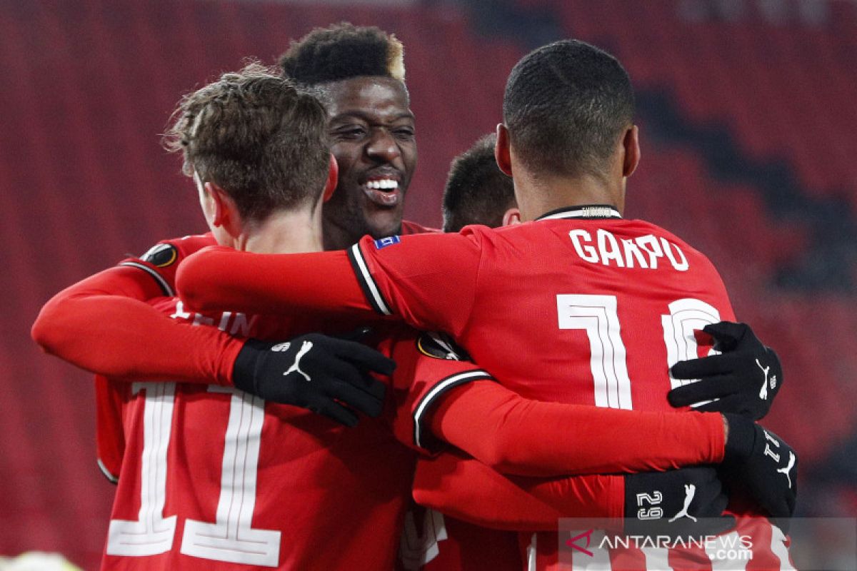 Liga Belanda-PSV naik ke posisi kedua berkat kemenangan atas Utrecht