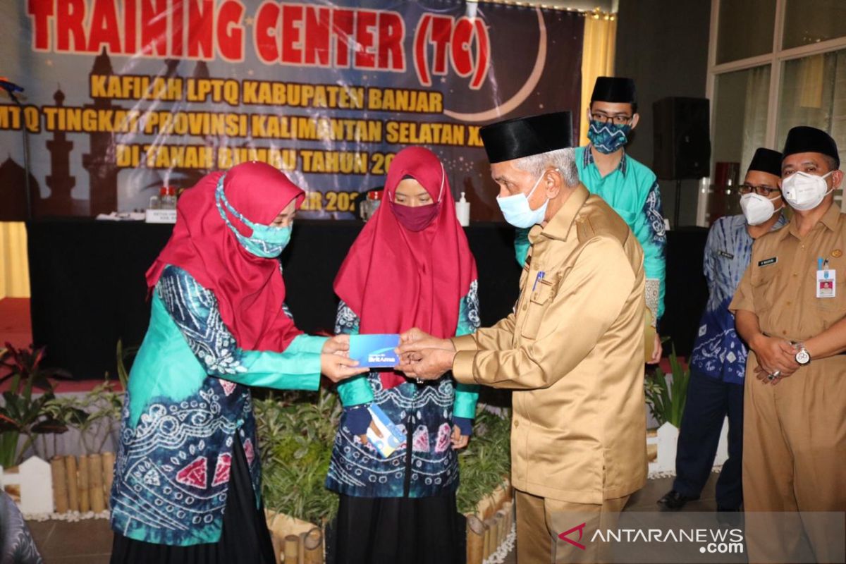 Bupati buka training center kafilah Banjar hadapi MTQ di Tanbu