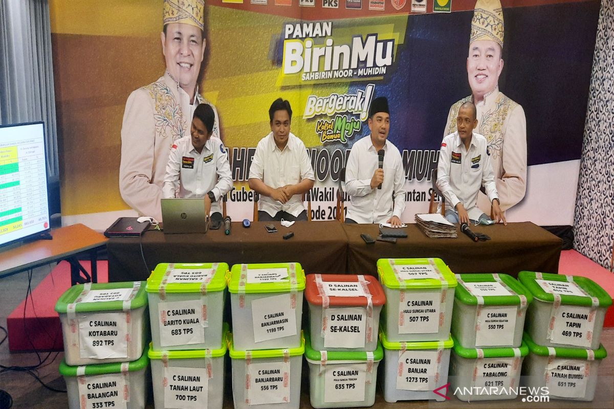 Paman BirinMu klaim unggul 50,24 persen hasil rekapitulasi PPK