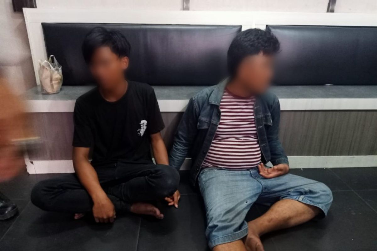 Nekad seludupkan sabu ke rumah tahanan Polrestabes Medan,  dua pria ini diamankan polisi