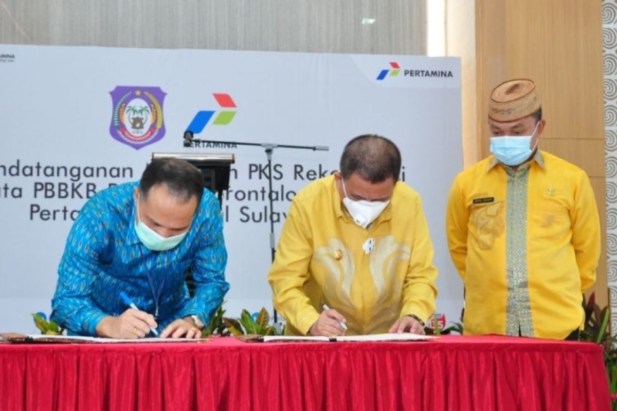 Pemprov Gorontalo dan Pertamina tandatangani kerja sama data PBBKB