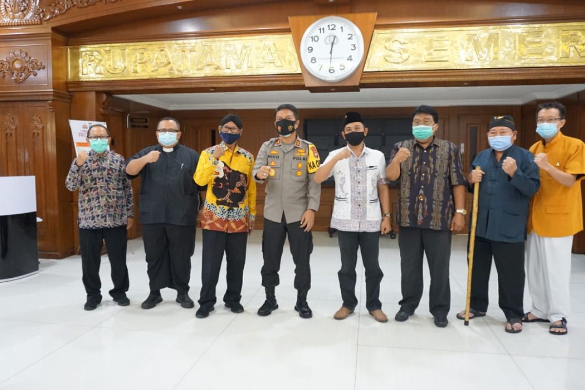 Kapolda gandeng tokoh lintas agama jaga kamtibmas di Jatim