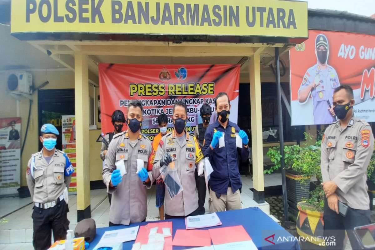 Penyelundupan 1,3 kg sabu-sabu di Banjarmasin manfaatkan momen pilkada