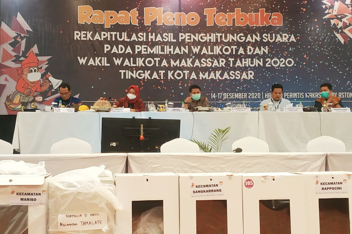 KPU Makassar umumkan pasangan Danny-Fatma menang di Pilkada Kota Makassar