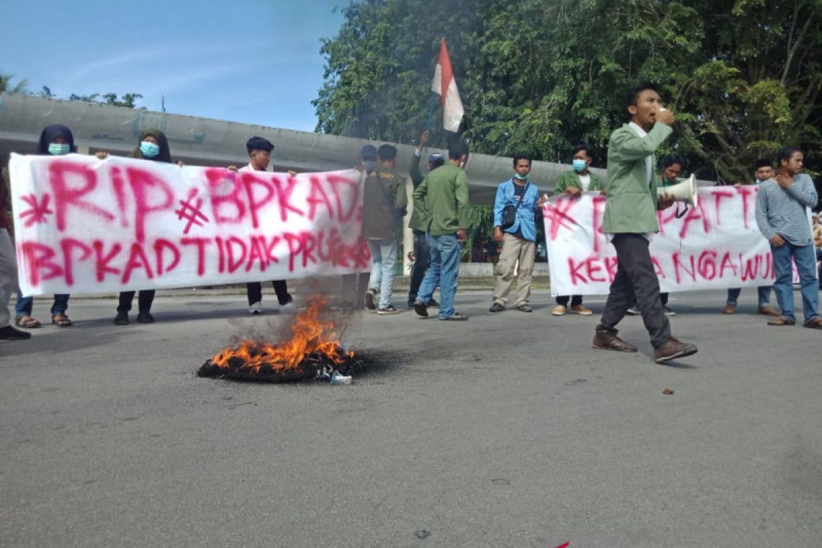 Beasiswa tak kunjung cair, mahasiswa Kepulauan Meranti unjuk rasa