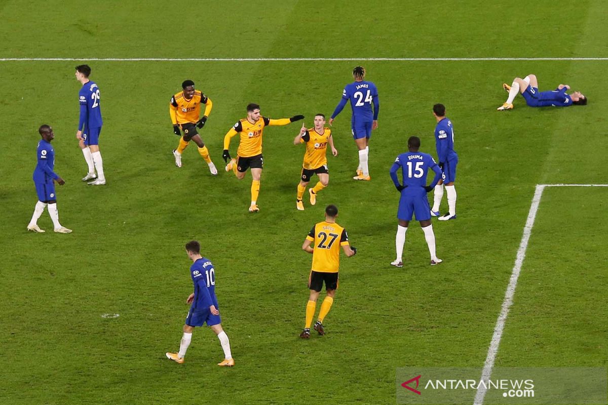 Chelsea kalah dramatis di markas Wolverhampton