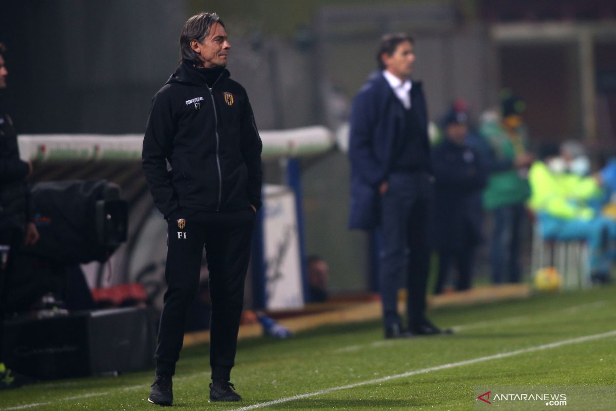 Inzaghi puas tim asuhannya Benevento sanggup imbangi Lazio 1-1