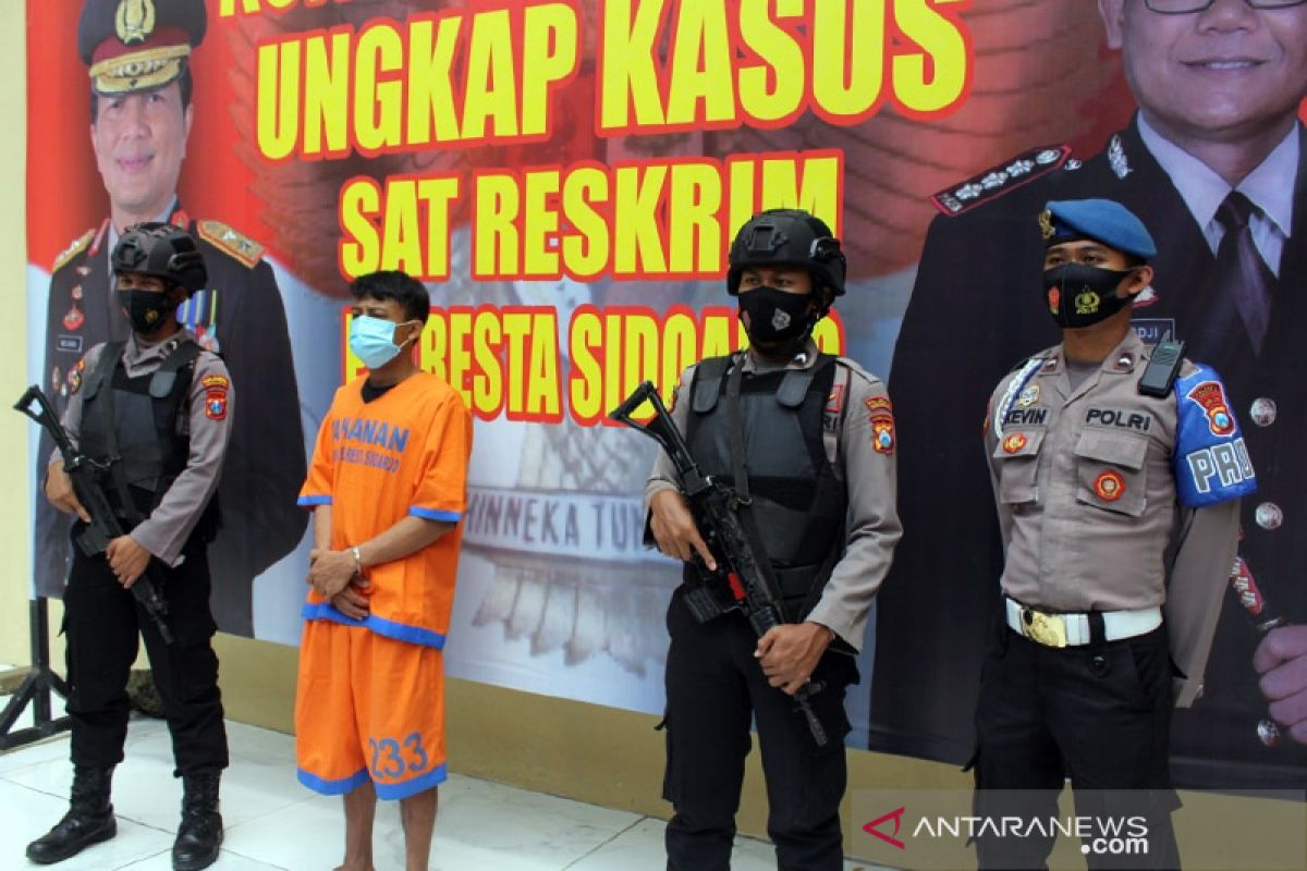 Polisi Sidoarjo tetapkan tiga tersangka kasus penyiraman air keras