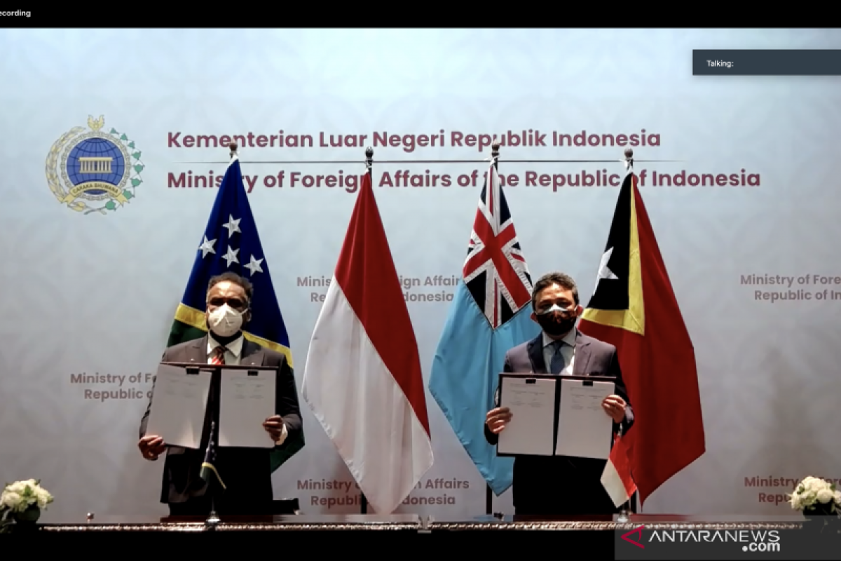 Indonesia tandatangani perjanjian hibah untuk Solomon dan Fiji