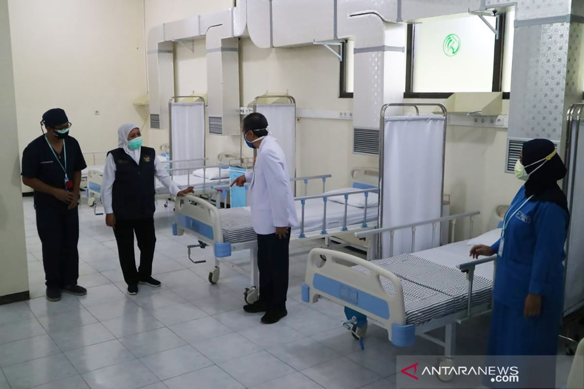 Rumah sakit lapangan penanganan COVID-19 di Kota Malang mulai dioperasikan