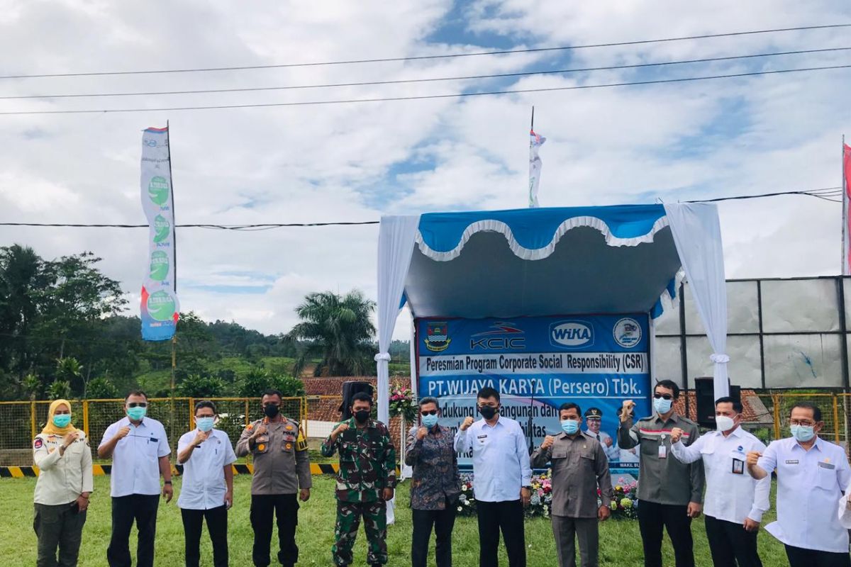 WIKA lakukan CSR bangun jalan sejauh 20 km di Bandung Barat