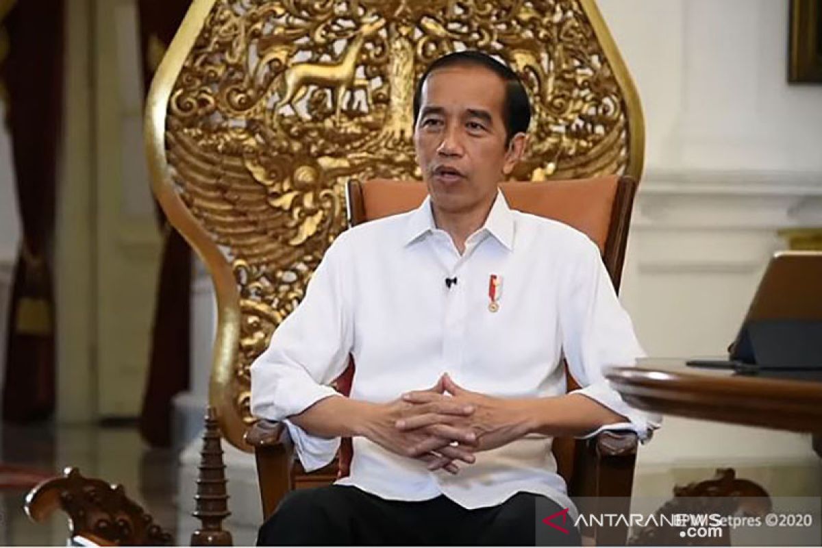 Presiden Jokowi kembali tegaskan akan jadi orang pertama penerima vaksinasi