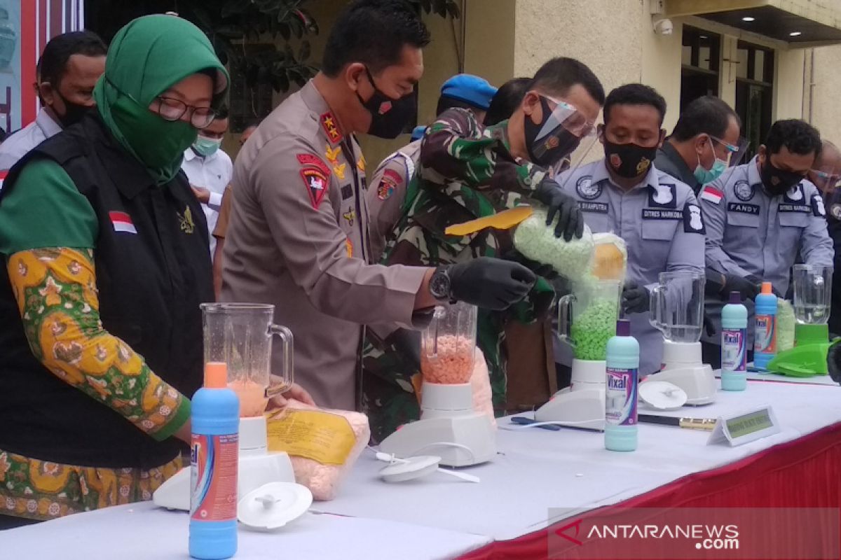Polda Aceh gagalkan peredaran 469,5 kg sabu sepanjang 2020