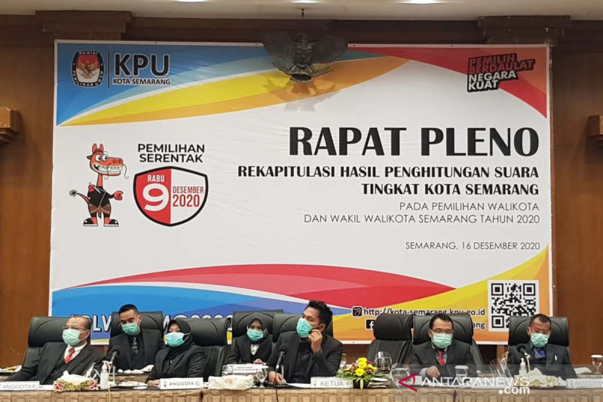 Partisipasi pemilih Pilkada Kota Semarang meningkat menjadi 68,62 persen