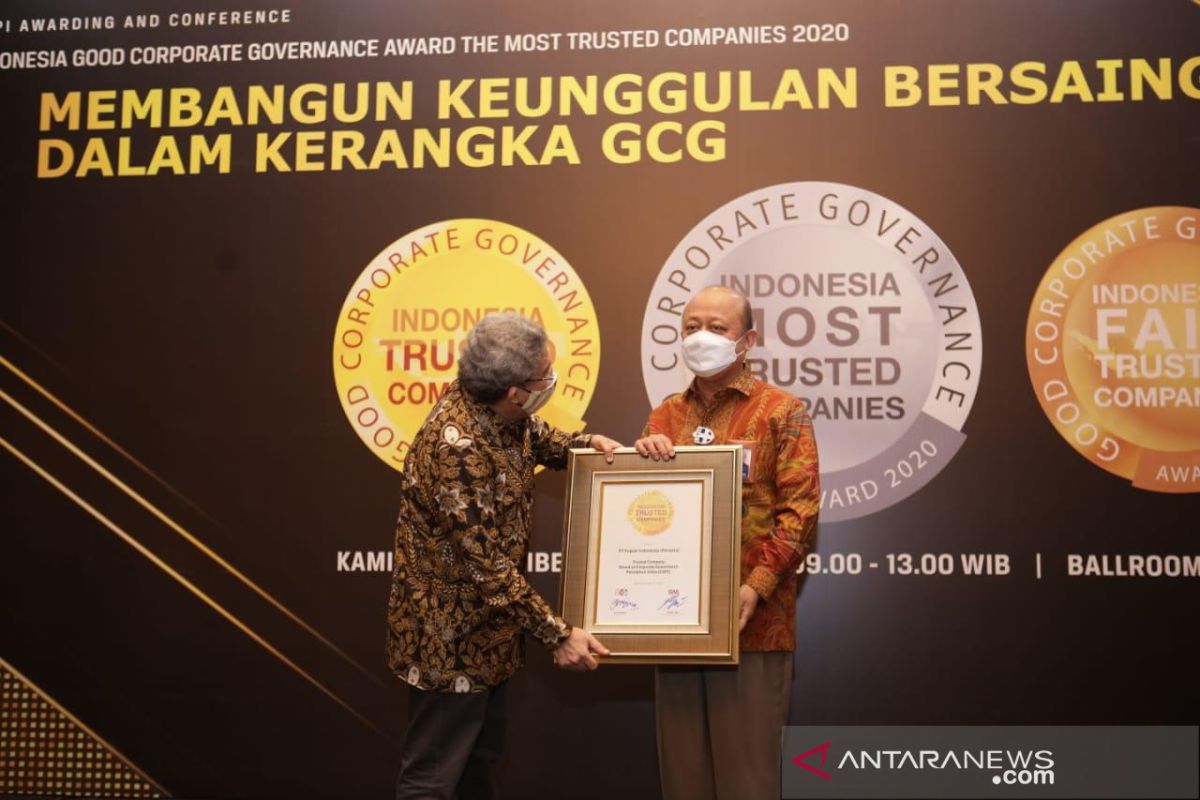 Pupuk Indonesia dinobatkan sebagai Indonesia Trusted Companies