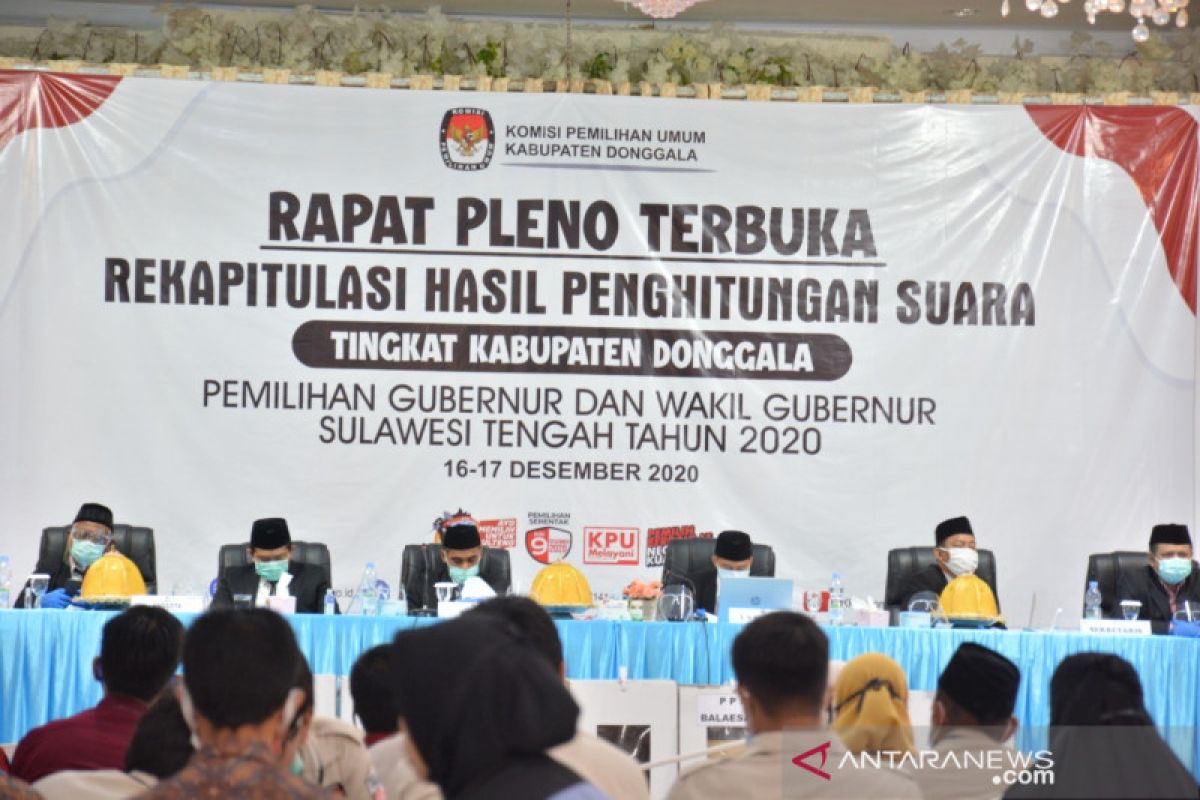 Partisipasi pemilih Pilgub Sulteng 70,9 persen