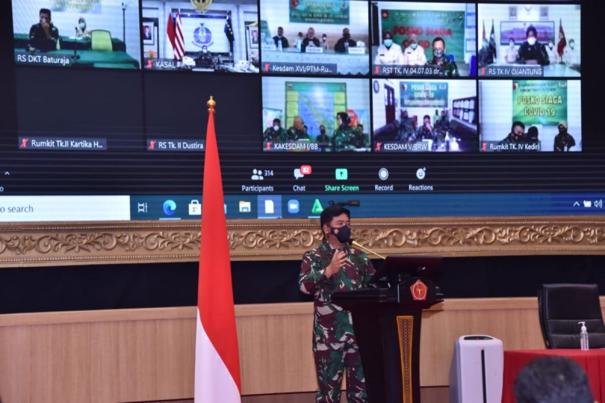 TNI siapkan SDM pelaksanaan vaksinasi COVID-19