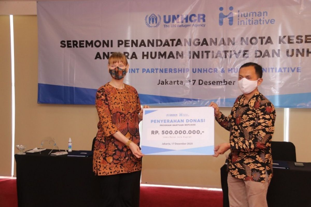 Human Initiative-UNHCR kerja sama kemitraan strategis untuk pengungsi