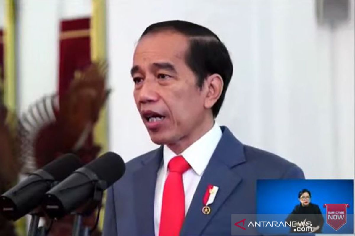 Presiden Jokowi umumkan enam menteri baru Kabinet Indonesia Maju