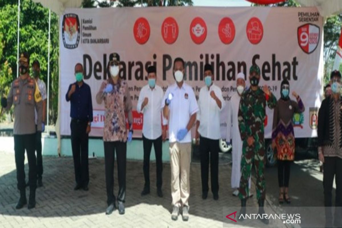 Partisipasi pemilih pada Pilkada Kota Banjarbaru 69,3 persen