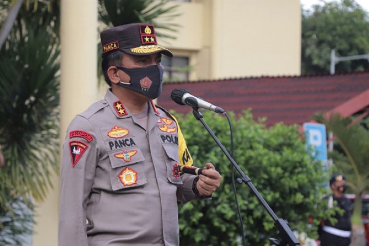 Kapolda Sulut melepas dua SSK Brimob BKO Polda Metro Jaya
