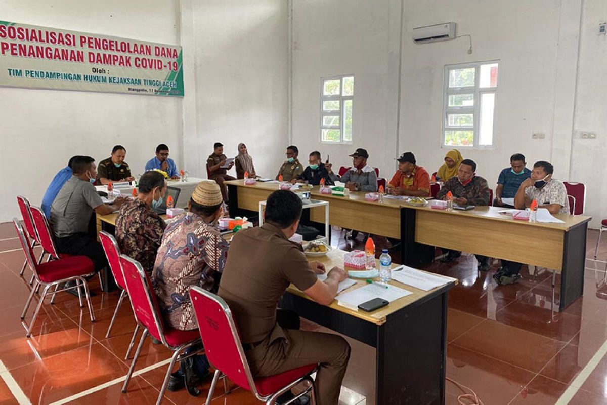 Kejati Aceh evaluasi penggunaan dana COVID-19 di Aceh Barat Daya