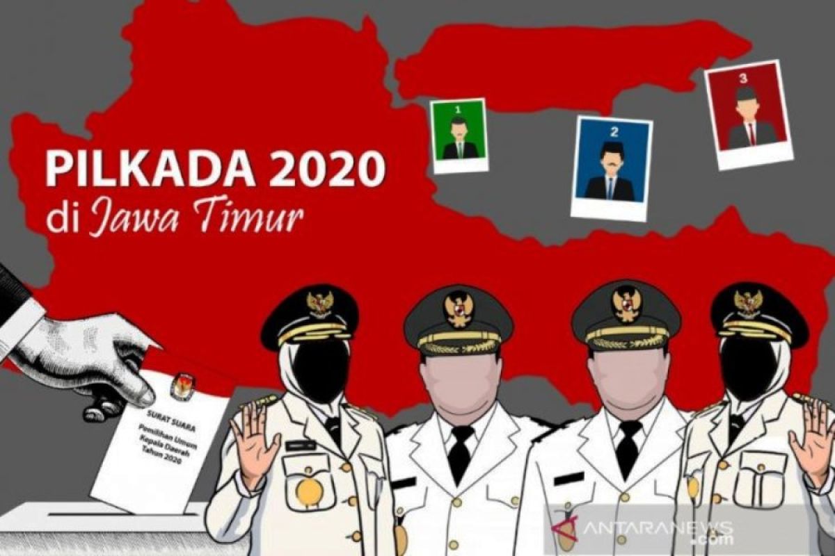 KPU Jatim sampaikan rekapitulasi perolehan suara Pilkada 2020