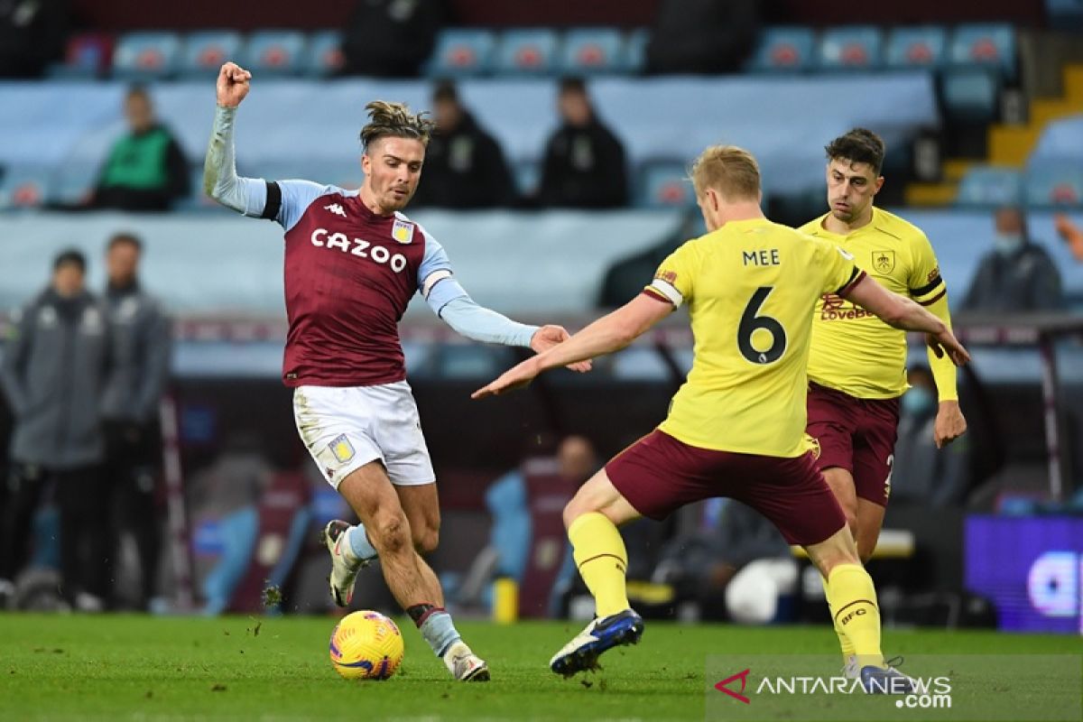 Aston  Villa buang banyak peluang saat diimbangi Burnley 0-0