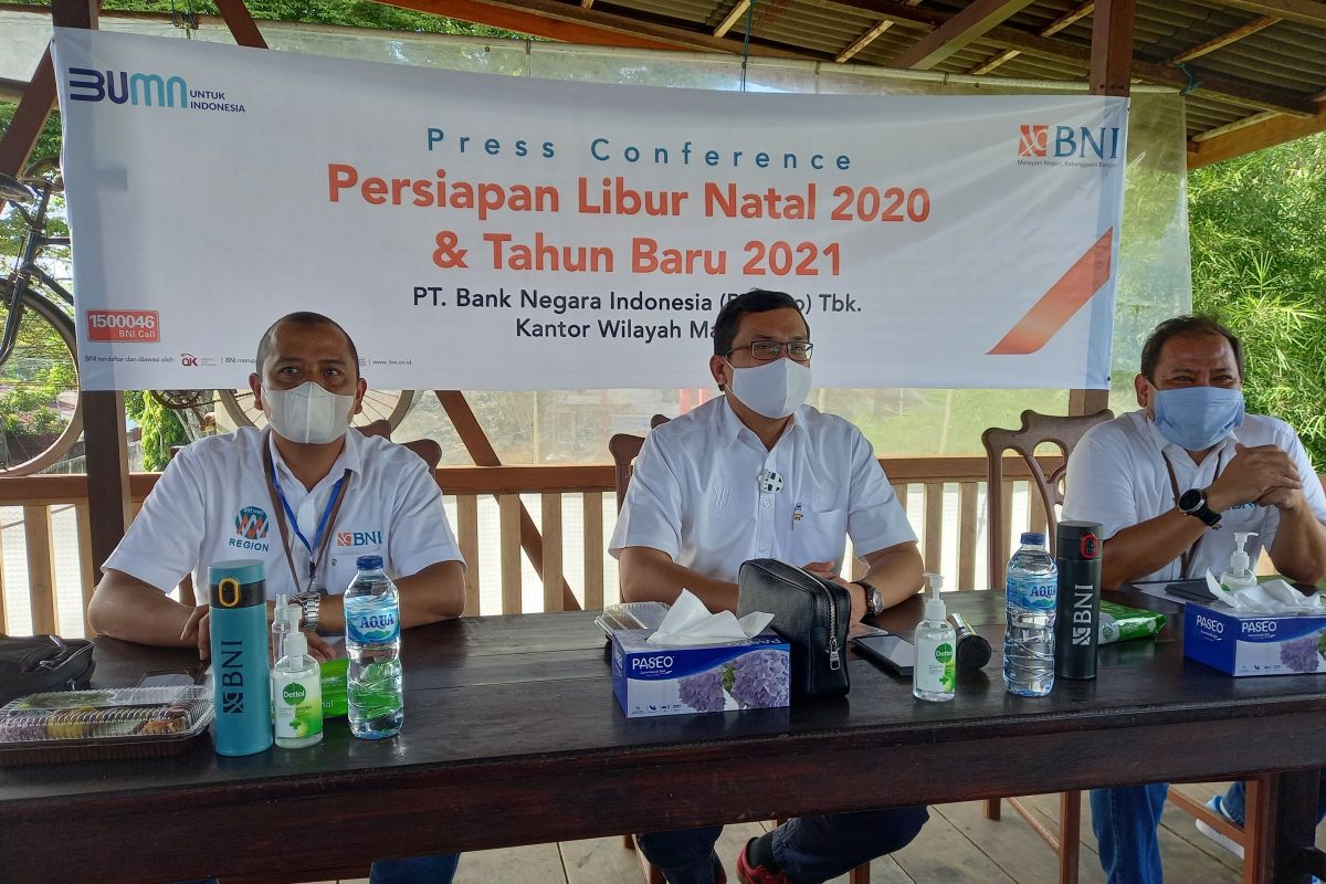 BNI siapkan Rp1,7 T hadapi Natal di Sulut, Sulteng dan Gorontalo