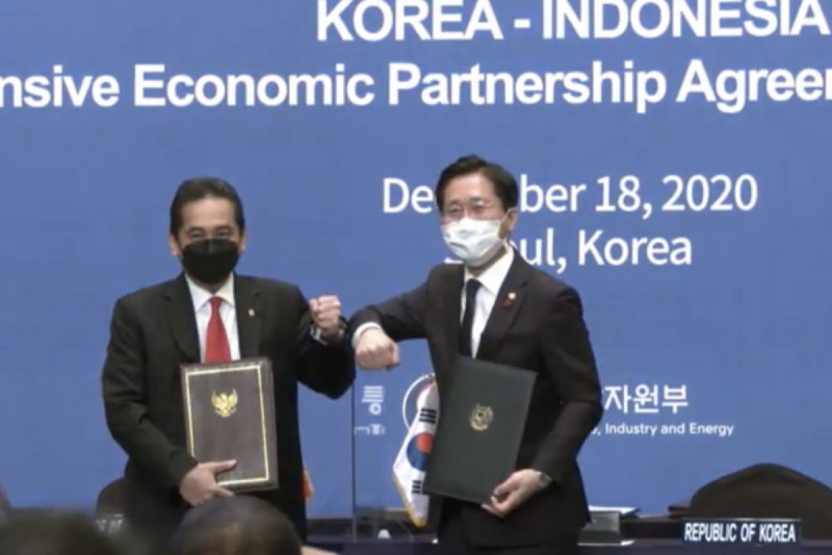 Perjanjian Indonesia-Korea CEPA resmi ditandatangani