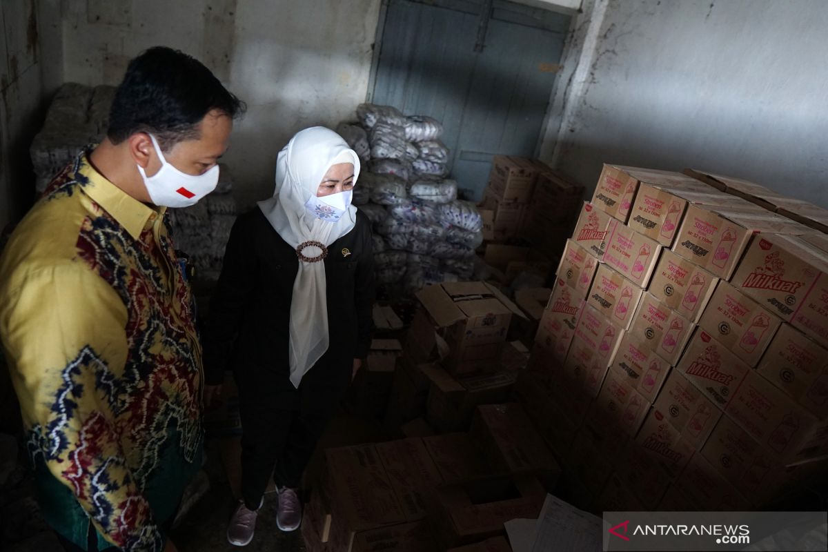 Idah Syahidah tinjau gudang pangan di Gorontalo