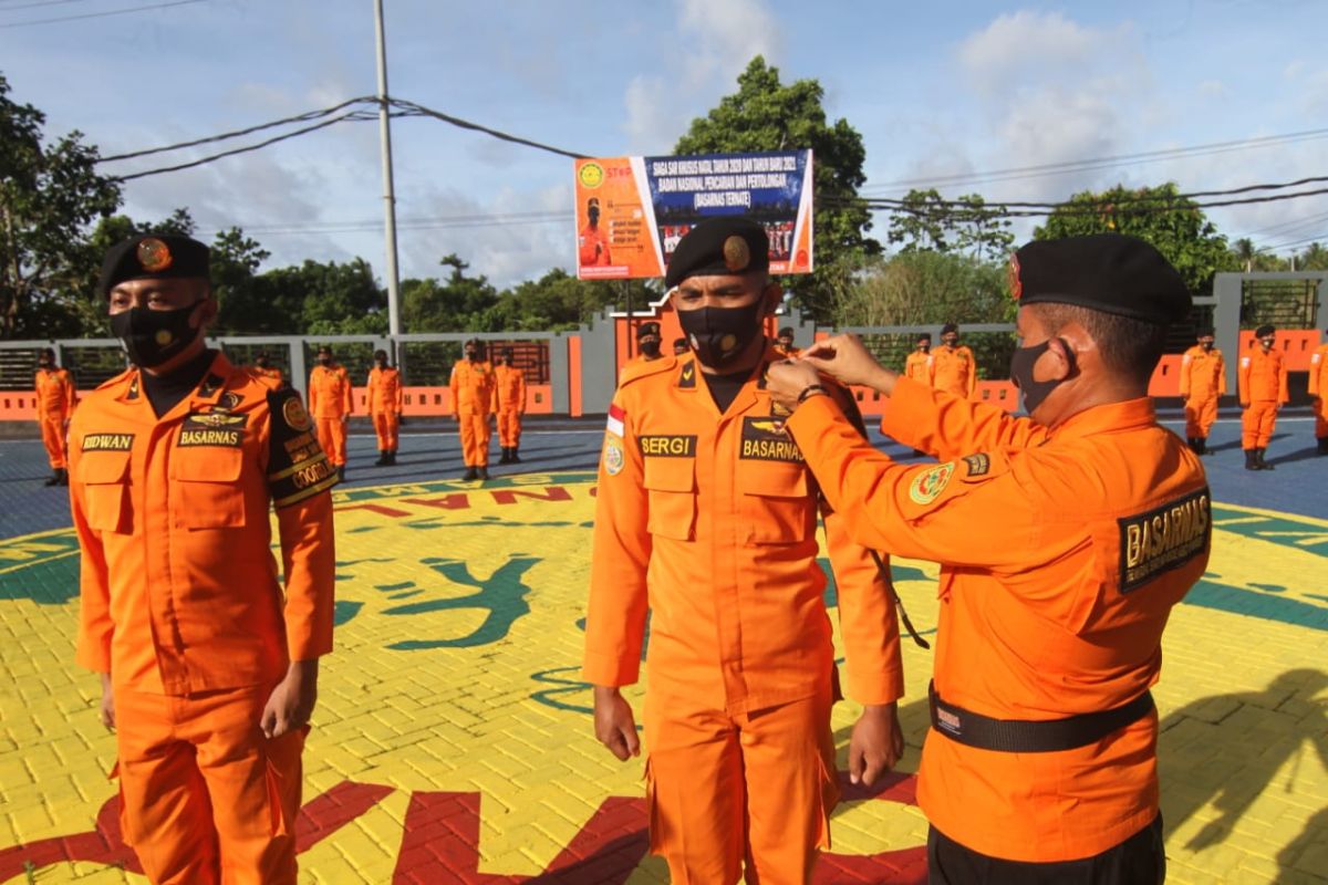 Basarnas Ternate siagakan personel jelang Natal dan Tahun Baru