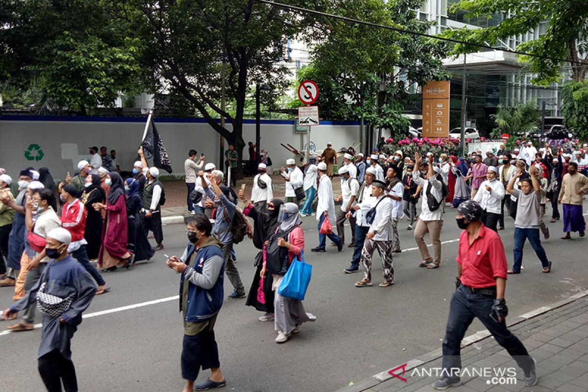 Tujuh simpatisan Rizieq Shihab jadi tersangka aksi 1812