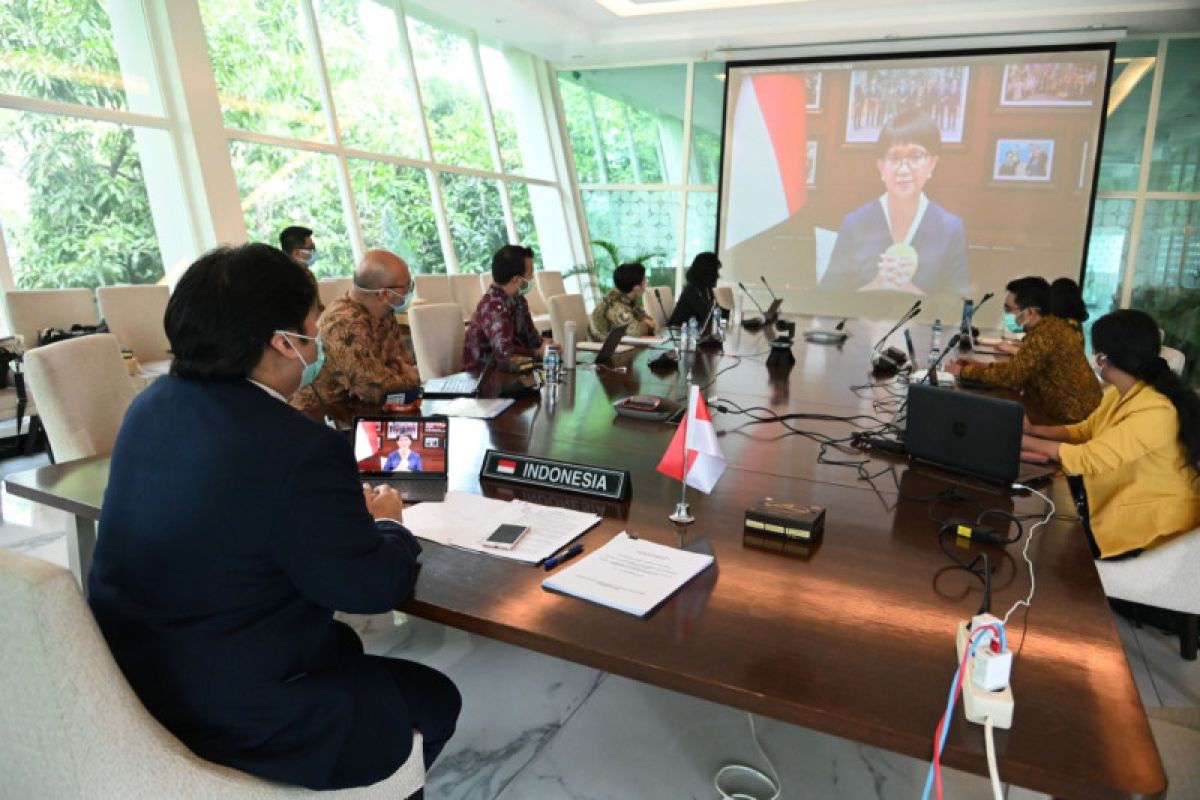 Indonesia serukan pentingnya kerja sama masa pandemi pada forum IORA