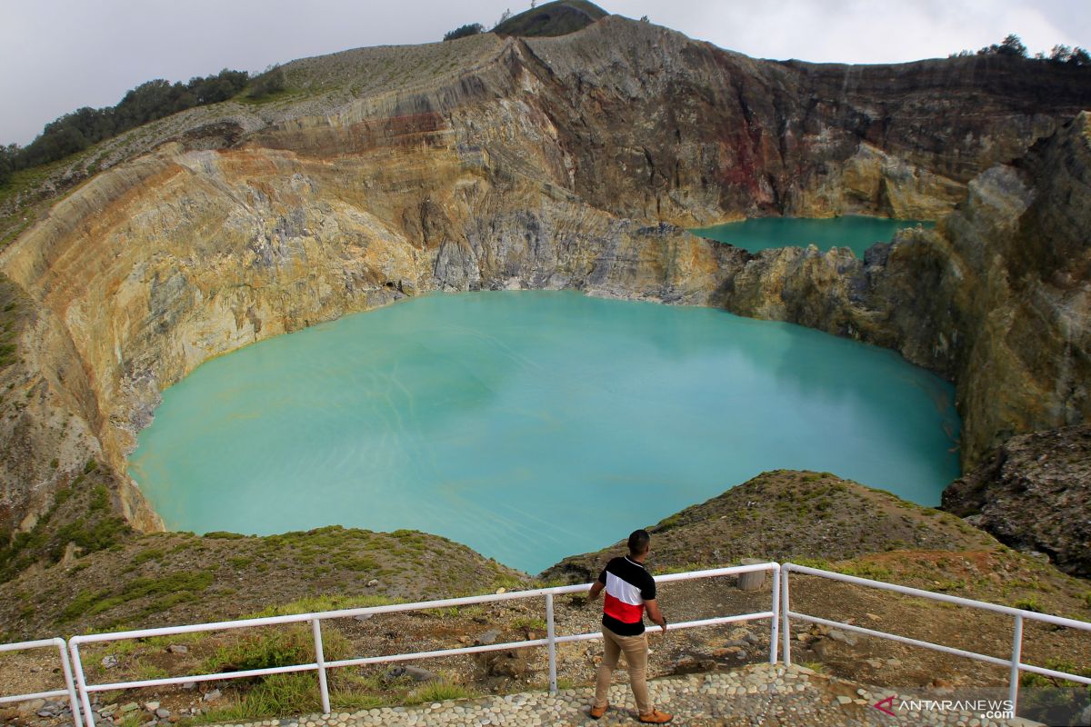 Sejak Juni-Desember tak ada wisatawan mancanegara ke Kelimutu