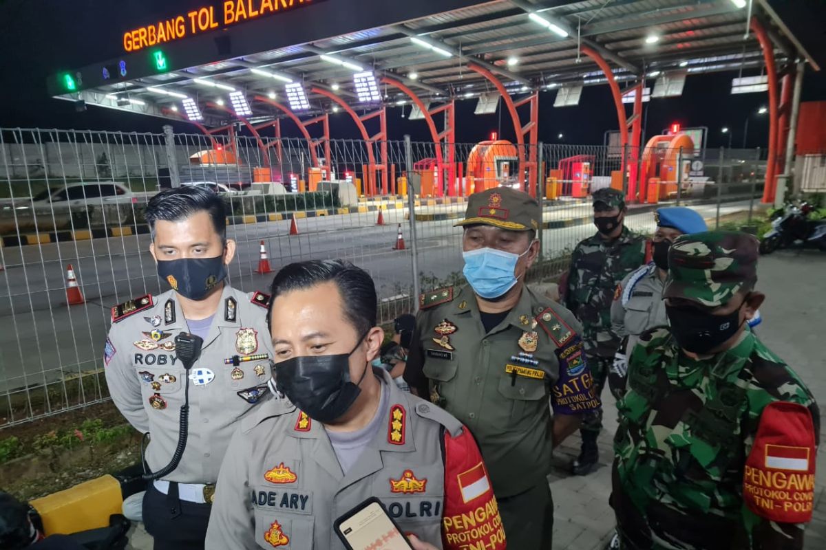 Antisipasi demo ke Jakarta, Polresta Tangerang siaga di perbatasan