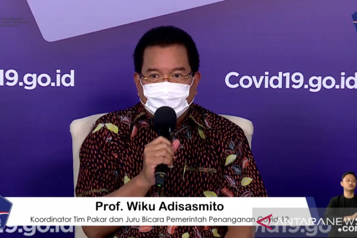 Tim Pakar Satgas Prof Wiku ingatkan kasus aktif COVID-19 Indonesia capai 15,08 persen