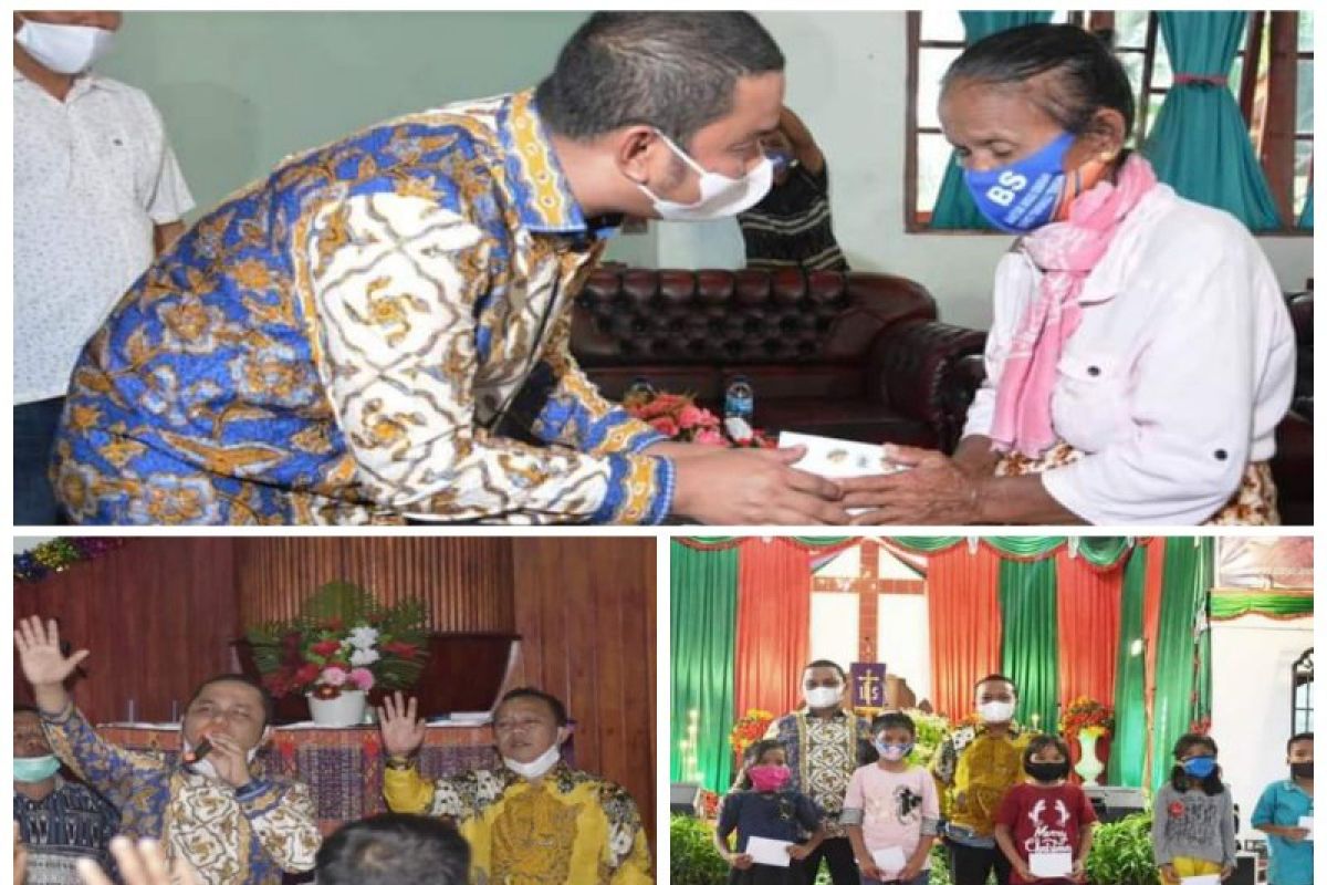 Bupati berikan tali kasih Natal kepada 1.000 KK warga Manduamas