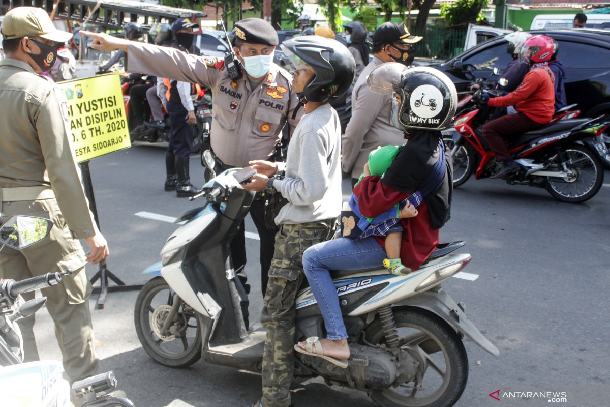 Pembatasan jam malam Sidoarjo diberlakukan saat pergantian tahun