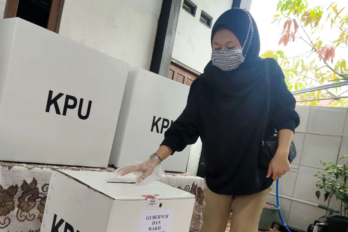 Tingkat partisipasi pemilih di Pilkada Kalteng 2020 capai 61,95 persen