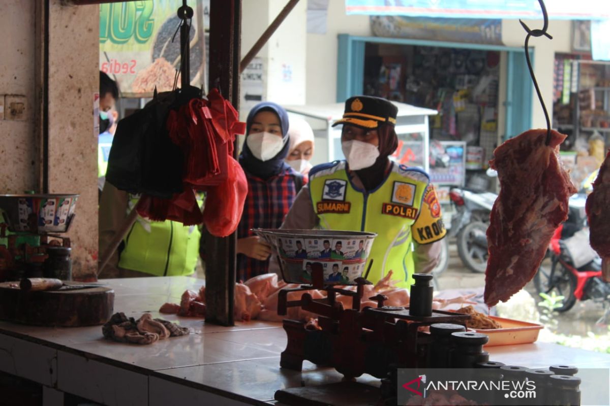 Polres Sukabumi Kota sidak persediaan pangan jelang Tahun Baru 2021