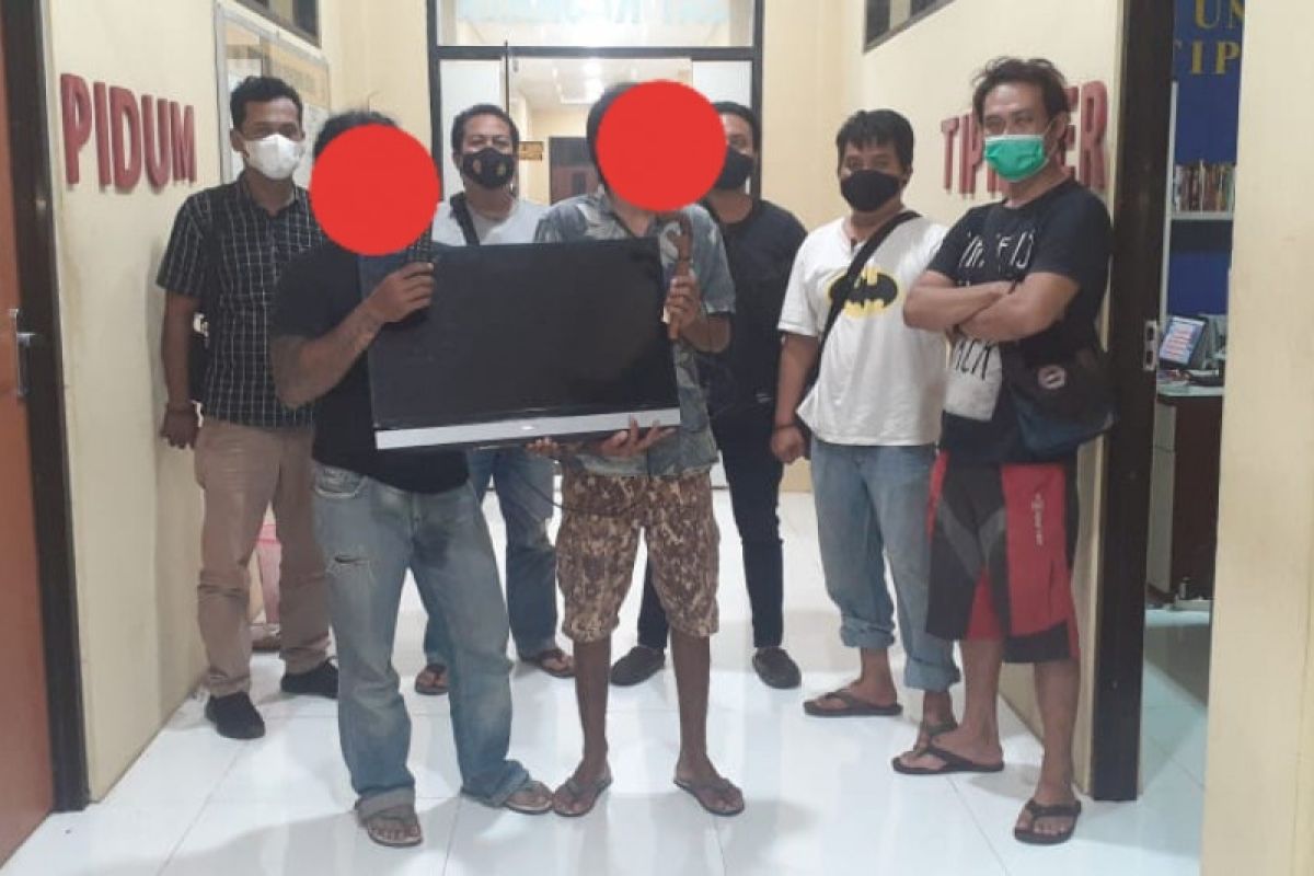 Dua pencuri belasan TV di hotel Gili Trawangan dibekuk polisi