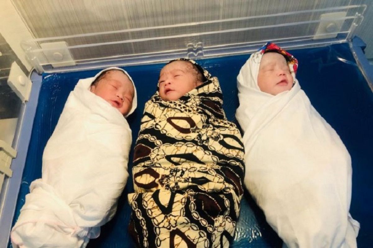 Ditengah pandemi COVID-19, bayi kembar tiga lahir di Aceh Timur