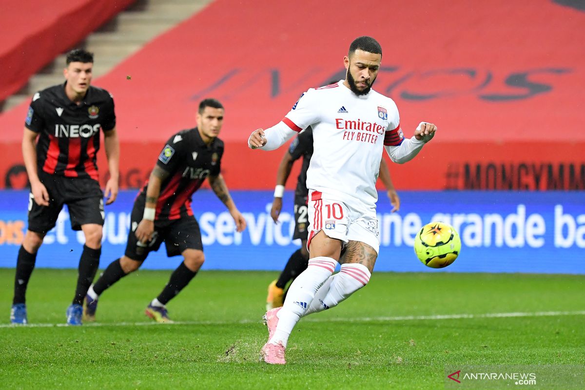 Liga Prancis, Lyon ambil alih puncak setelah kalahkan Nice 4-1