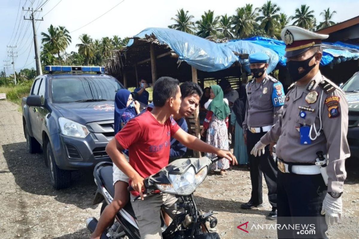 Penerapan disiplin dan penegakan hukum Prokes di Wilayah Polres Tapsel